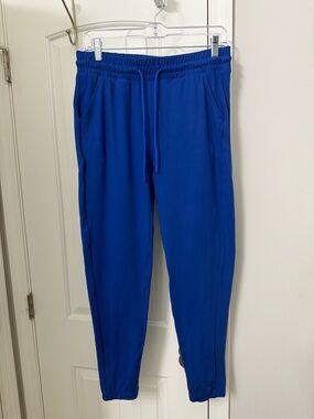 Womens Casual Drawstring Jogger Pants - Blue